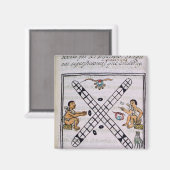 メンアステカ賭博パトリ マグネット (正面/裏面)