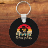 メンウィメンズハワイアンオハナファミリーサマービーチ キーホルダー (正面)