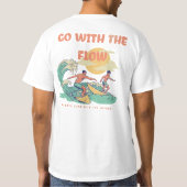 メンエネルギー フロー レッスン 学ぶ Tシャツ (裏面)