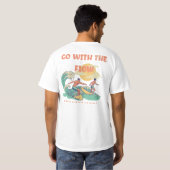 メンエネルギー フロー レッスン 学ぶ Tシャツ (裏面フル)