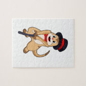 メンカットはペンテンショナとしての歩くスティック ジグソーパズル (横)