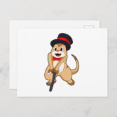 メンカットはペンテンショナとしての歩くスティック ポストカード (正面/裏面)