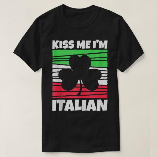 メンキスミーイタリアンイムSt patricks dayイタリアン1 Tシャツ (デザイン正面)