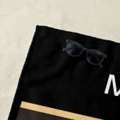 メンクールスレトロ車のテーマ ビーチタオル (インサイチュ)