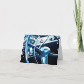 メンクールズレトロカー誕生日カード サンキューカード (正面)