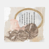 メンサジェスモチカシオナレスエンエスパニョル フリースブランケット (正面(横))