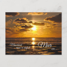 メンシュマルムスエインファーメエセイン… ポストカード