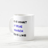 メンシュ、真 コーヒーマグカップ (正面左)