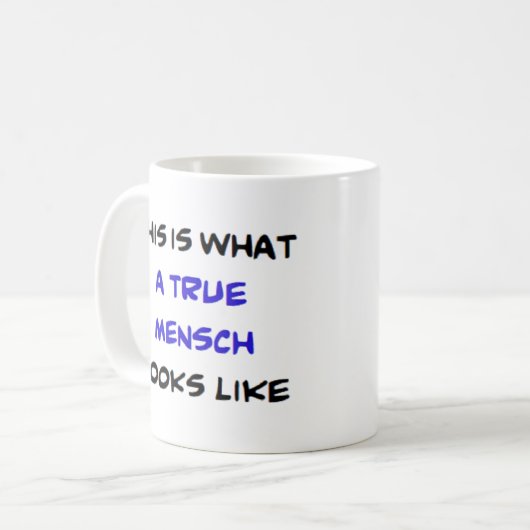 メンシュ、真 コーヒーマグカップ (正面左)