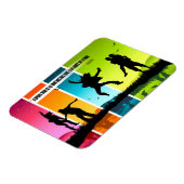 メンシ感動的ウス引用文「男素晴らし」フレキシブル マグネット (左側)