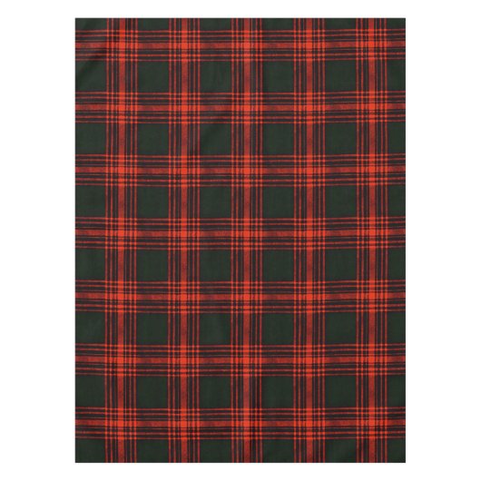 メンジーズアンティーク狩りタータンチェックプライドスコティッシュ テーブルクロス (正面)