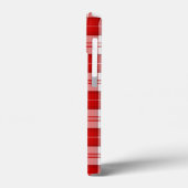 メンジーズタータンチェックレッドホワイトプレイド Case-Mate iPhoneケース (裏面 / 左)