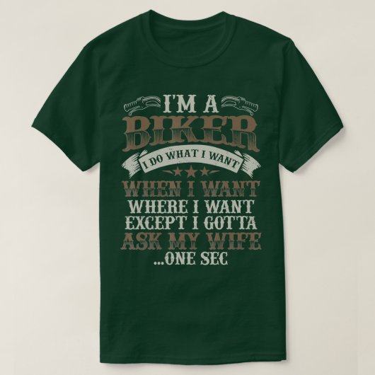 メンスおもしろいバイク恋人の夫メンズモトビック Tシャツ (デザイン正面)
