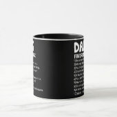 メンスおもしろいパパのお気に入りのことわざ父の日 マグカップ (中央)