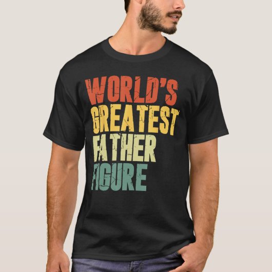 メンスおもしろい父の日の世界最高の父のFi Tシャツ (正面)