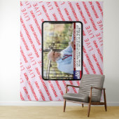 メンスおもしろい50誕生日テレビニュース40th 60th タペストリー (インサイチュ)