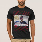 メンスおもしろい50誕生日テレビニュース40th 60th tシャツ (正面)