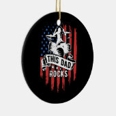 メンスこのパパロックドラムアメリカのドラム セラミックオーナメント (右)