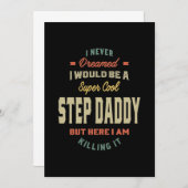 メンスすごいスカッコいい・ステップ・ダディが父の贈り物を殺す サンキューカード (正面/裏面)