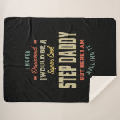 メンスすごいスカッコいい・ステップ・ダディが父の贈り物を殺す シェルパブランケット (正面(横))