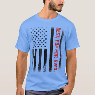 メンスの父の日のパパ最高のの贈りポップ・アートのポップ・アートの物 Tシャツ