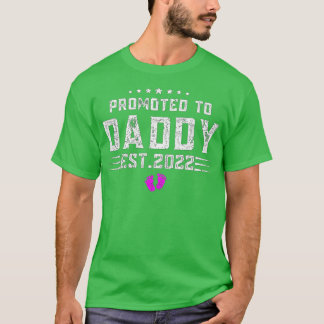メンスの父親の日は初めてパパに昇進2022 Tシャツ