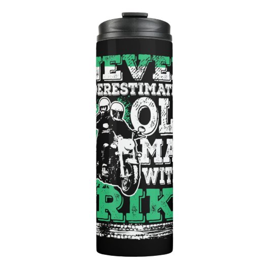 メンスはトライクCの老人を決して過小評価しない タンブラー (正面)