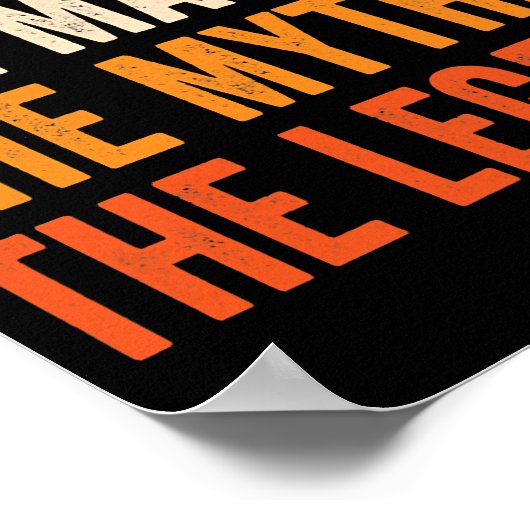 メンスは伝説の男をダーク ポスター (角)