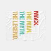 メンスは伝説の男をマック フリースブランケット (正面(横))