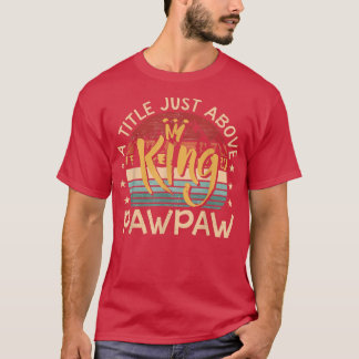 メンスは王の贈り物のすぐ上のやわらをポーポおもしろいーに投げる Tシャツ