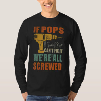 メンスもしポップは修正できない我々は全て失敗している Tシャツ