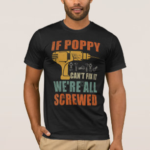 メンスもし・ポピーは修正できない我々は全てねじ込まれた怒り Tシャツ