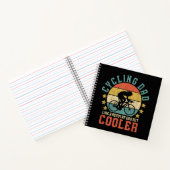 メンスサイクリングパパバイクライダー&サイクリスト父の日 ノートブック (内部)