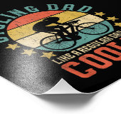 メンスサイクリングパパバイクライダー&サイクリスト父の日 フォトプリント            (角)