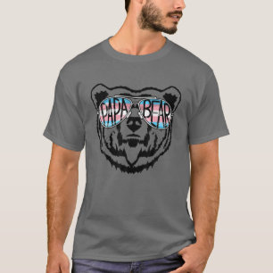 メンストランスパパベア誇りを持ったパパアリトランスジェンダーラ Tシャツ