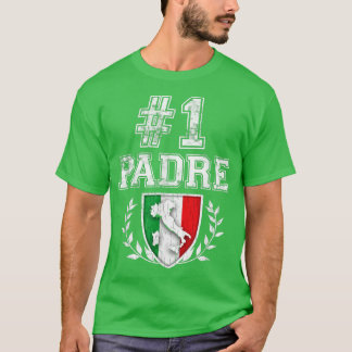 メンスナンバーワンパドレヴィンテージイタリアンファザーズデイ Tシャツ
