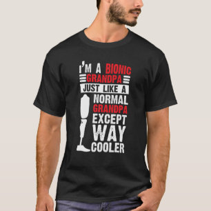 メンスバイオニックじいちゃん肩膝脚ブレースサーガー Tシャツ