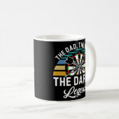 メンスパパ神話ダーツ伝説ダーツ選手 コーヒーマグカップ (正面右)