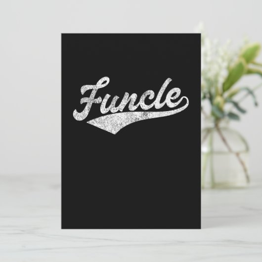 メンスファンクおもしろいルアンクルファーザーズデイギフト野球 シーズンカード (スタンド正面)