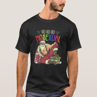 メンスホホホモセクシュアルゲイサンタLGBTプンゲイプリド Tシャツ