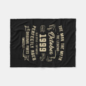 メンスマン神話伝説1999年10月23日誕生日 フリースブランケット (正面(横))