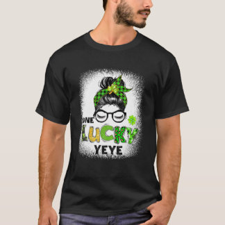 メンスワンラッキーイェメッシーブンレオパードセントパトリックズ Tシャツ