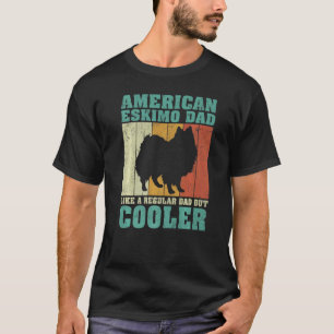メンスヴィンテージアメリカンEskimoパパのような通常のDa Tシャツ