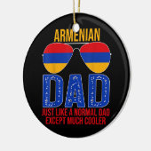 メンスヴィンテージアルメニアパパアルメニア国旗のサングラス セラミックオーナメント (左)