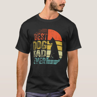 メンスヴィンテージダネ最高のドッグパパーエバーファーズデイ Tシャツ