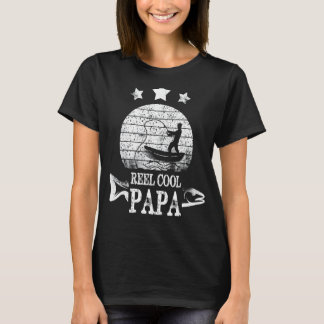 メンスヴィンテージリールパカッコいいパ神父の日 Tシャツ