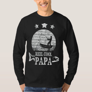メンスヴィンテージリールパカッコいいパ神父の日 Tシャツ