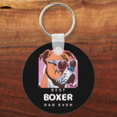 メンスヴィンテージレトロボクサードックオーバーパパ キーホルダー (正面)