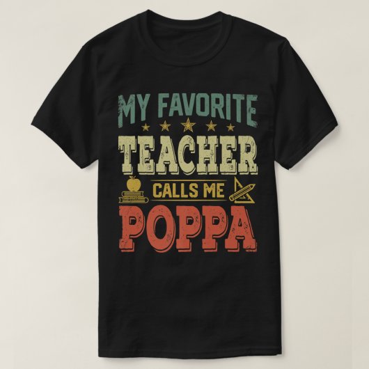 メンスヴィンテージレトロマイお気に入りの先生コールズミーポ Tシャツ (デザイン正面)