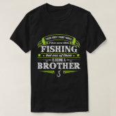 メンスヴィンテージ魚釣りラブフィッシュビーブラザーおもしろい Tシャツ (デザイン正面)